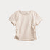 Premium Women's Cotton Crop T-Shirt – Solid Color Slim Fit O-Neck Short Tee for Summer